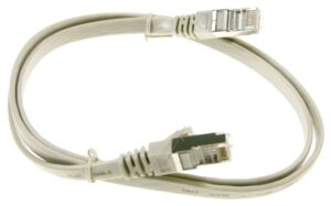 PATCHKABEL CAT7 RJ45 U/ FTP GRAU 1M SLIM