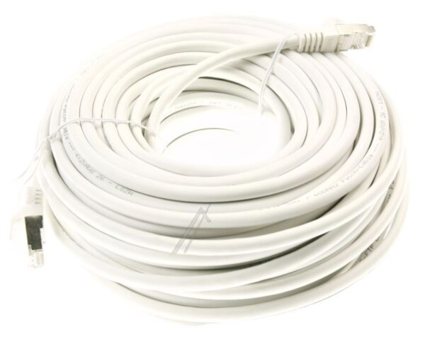 PATCHKABEL CAT7 S/ FTP RJ45 GERADE/ GERADE WEISS 30,0M