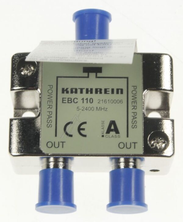 EBC 110 21610006 2-FACH-F-VERTEILER 5-2400MHZ SCHIRMKLASSE A