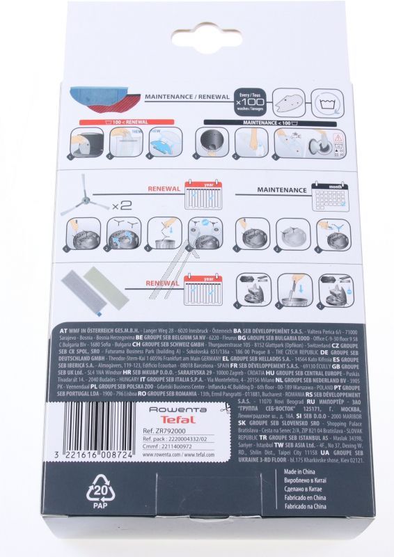 ZR792000 ANIMAL SERVICE KIT X-PLORER S95