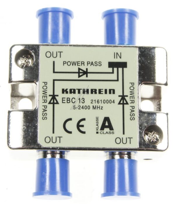 EBC 13 21610004 3FACH-F-VERTEILER 5-2400MHZ SCHIRMKLASSE A