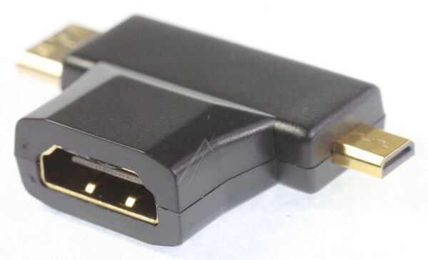 65446 ADAPTER HDMI-A BUCHSE AUF HDMI-C UND HDMI-D STECKER