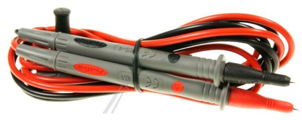 TKS-4 SET ISPITNIH KABLOVA – VISOKO FLEKSIBILNI,  SA 4 MM OPRUŽNIM KONTAKTIMA I KAPICAMA