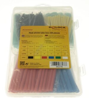 86278 SCHRUMPFSCHLAUCHBOX 230-TEILIG FARBIG