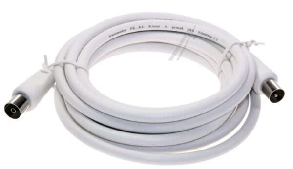 KOAX-ANSCHLUSSKABEL KOAX-STECKER & KOAX-BUCHSE 2,0M CLASS:A