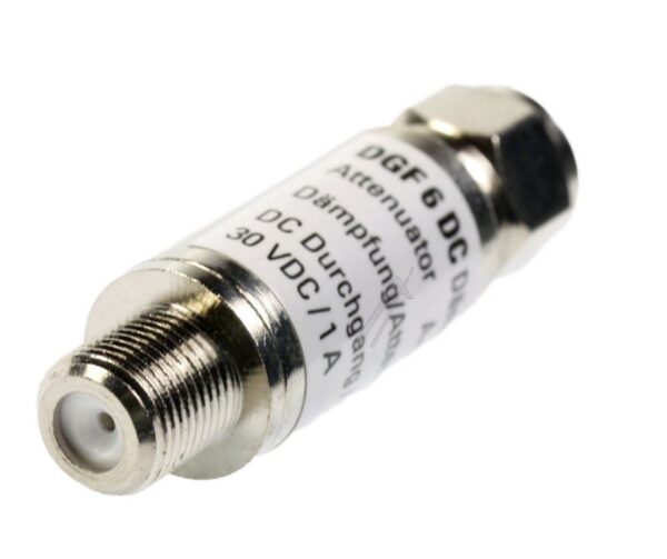 DGF 6 DC 7124105 F-DÄMPFUNGSSTECKER,  6DB,  DC-DURCHGANG