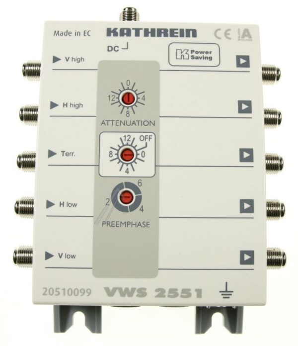 VWS 2551 20510099 SAT-VERTEILNETZVERSTÄRKER 47-862U. 4X950-2150MHZ
