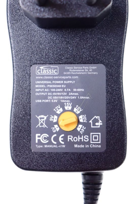 PSE50348 EU 41V UNIVERZALNO NAPAJANJE,  6V DO 24V