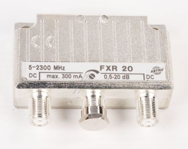 FXR 20 00521361 DÄMPFUNGSREGLER,  DÄMPFUNG 0-20DB,  EIN- UND AUSGANG F-BUCHSE