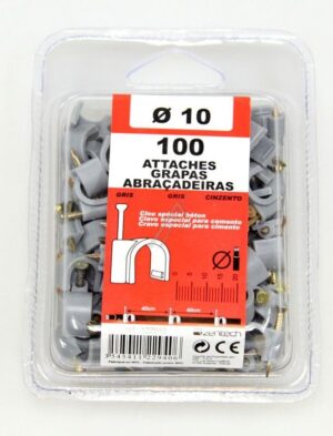 122940 BEFESTIGUNGEN D.10 GRAU X100