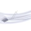 USB-C KABL ZA PUNJENJE,  2.0, ABS,  BELI,  1,5M