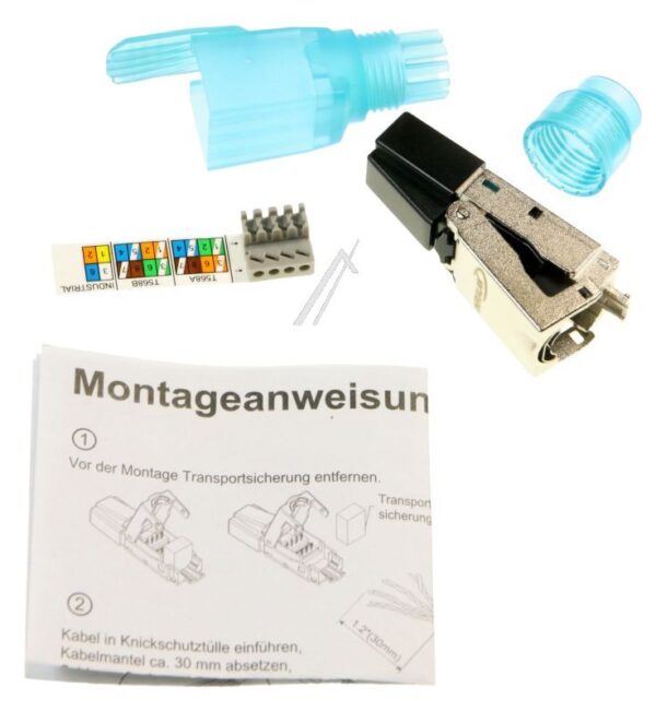 88035AV.1 FELDKONFEKTIONIERBARER RJ45-STECKER CAT6A