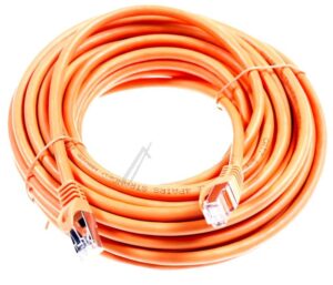 PATCHKABEL CAT7, RJ45, S/ FTP (PIMF),  ORANGE,  10M,  LSOH