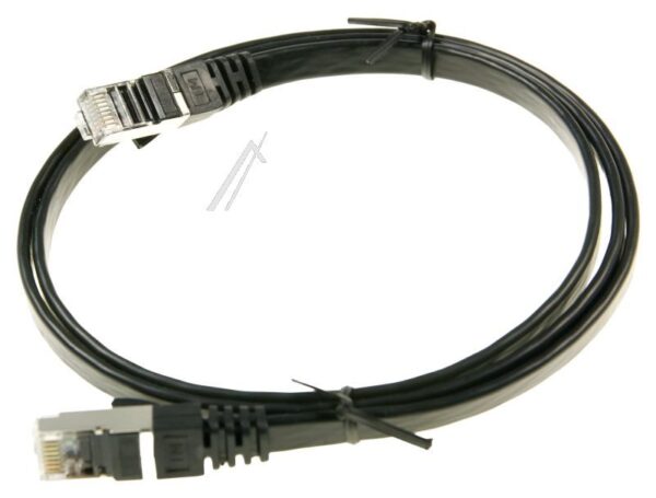 PATCHKABEL CAT7 RJ45 U/ FTP SCHWARZ 1M SLIM