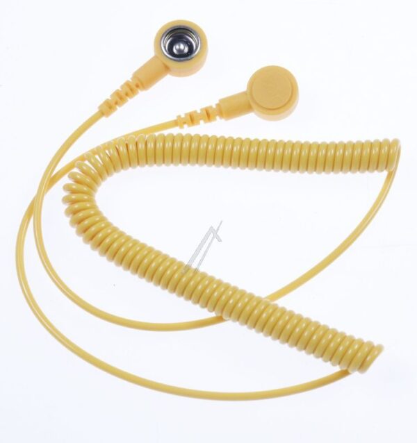 9-341-2 ESD-SPIRALKABEL FÜR ARMBAND HOCHELASTISCH 2,4M GELB