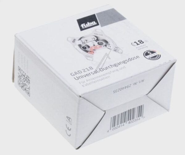 GAD 218 29440235 UNIVERSAL-DURCHGANGSDOSE 2-LOCH 18DB