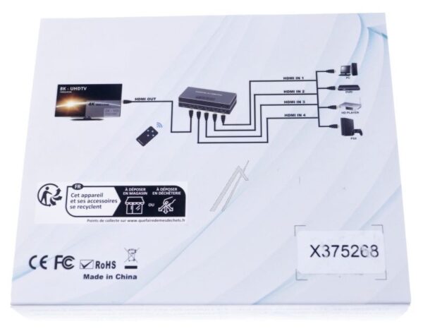 HDMI 2.0 UMSCHALTER,  5EINGÄNGE/ 1AUSGANG,  3D,  4K*2K@60HZ
