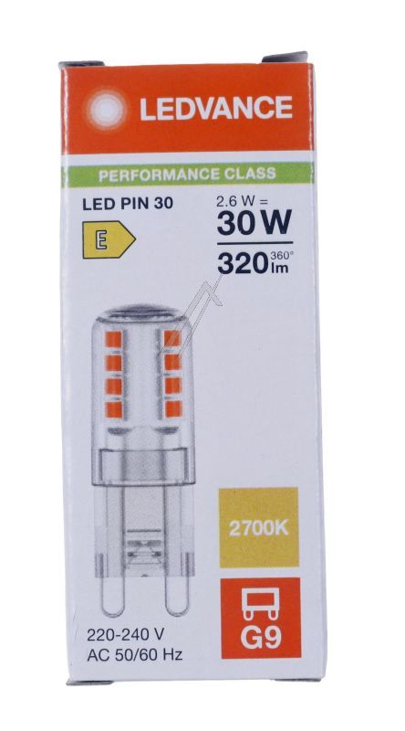 AC589010455 30 2,6 W 827 CL G9P LED PIN30 2,6W 827 CL G9P