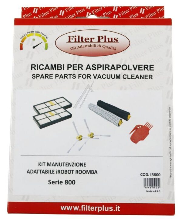 IR800 FILTER  ETKA  PRIBOR-SET ZA ROOMBA 800 SERIJU