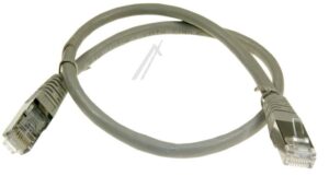 PATCHKABEL CAT6, RJ45, S/ FTP (PIMF),  GRAU,  0,5M,  LSOH