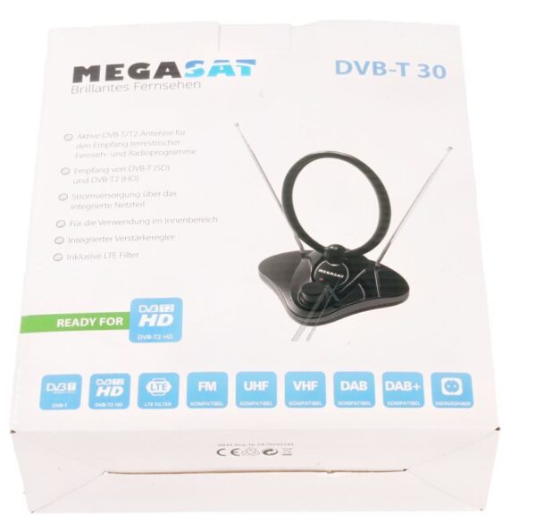 30 V2 200218 DVB-T2 ANTENNE AKTIV MAX. 28DB VHF/ UHF 87-230/ 470-862MHZ