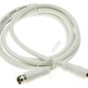 ANTENNENKABEL 1,5M CLASS A F-GERADE/ KOAX-GERADE WEISS