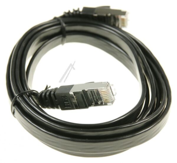PATCHKABEL CAT7 RJ45 U/ FTP SCHWARZ 2M SLIM