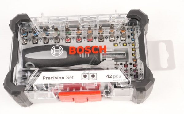 2607002835 BITSATZ 42-TEILIG MIT 2 HANDHALTERN FÜR 6,3MM STANDARD- UND 4MM PRÄZISIONSBITS