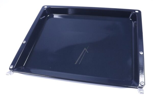 20005940 UNIVERSALPFANNE SCHWARZ EMAILLIERT,  BACKWAGEN 455X375X38MM