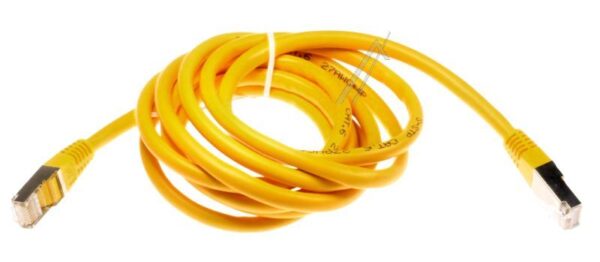 PATCHKABEL CAT6, RJ45, S/ FTP (PIMF),  GELB,  2M,  LSOH