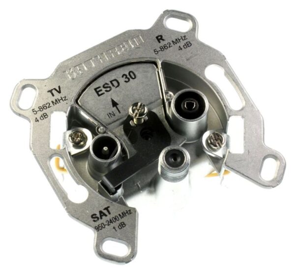 ESD 30 274209 SAT-EINZELANSCHLUSSDOSE 3LOCH