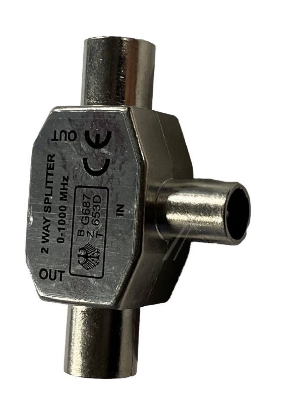 BKV 660E RF-VERTEILER 2-FACH STECKBAR WEISSBLECHGEHÄUSE