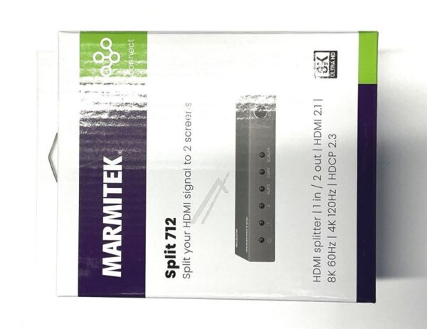 SPLIT 712 25008472 HDMI-SPLITTER 1 EINGANG 2 AUSGÄNGE UHD 3D