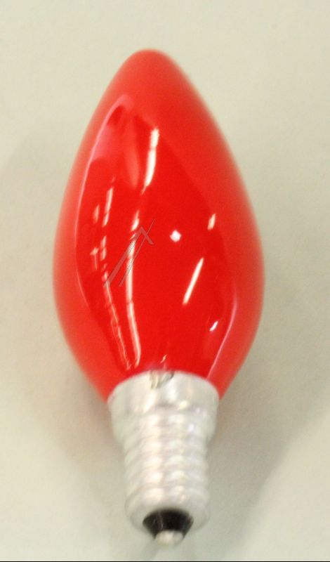 230V-25W E14 KERZENLAMPE ROT 35X100MM