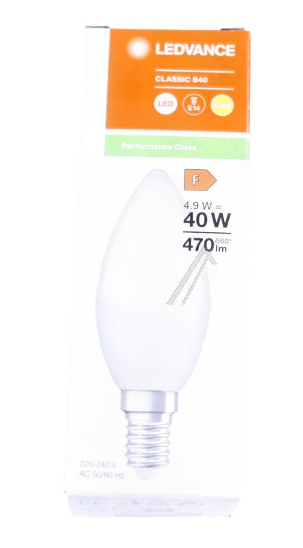 LED CLB40 4.9W CLASSIC B P 4.9W 827 FR E14