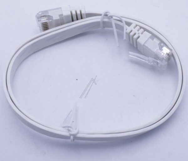 PATCHKABEL CAT6 RJ45 U/ UTP WEISS 0,5M SLIM