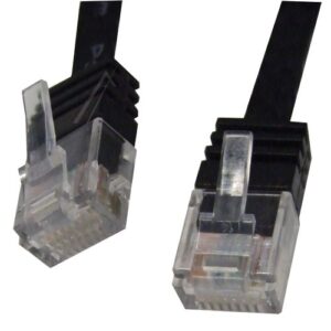 PATCHKABEL CAT6, RJ45, U/ UTP,  SCHWARZ,  3M,  SLIM