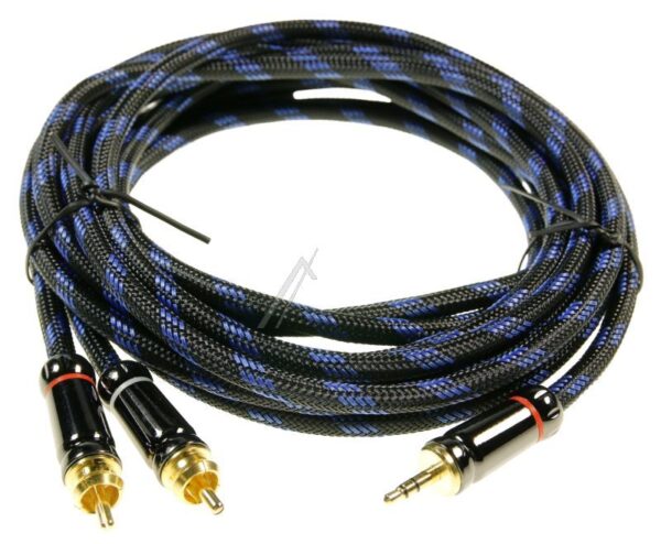 HQ PREMIUM KLINKENSTECKER 3,5MM /  2X CINCHSTECKER,  5M