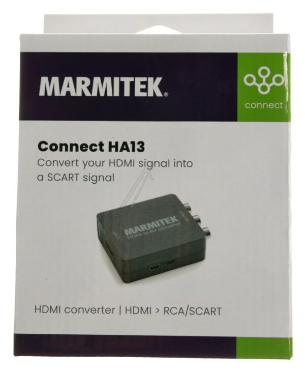 CONNECT HA13 25008263 HDMI ZU SCART ADAPTER - DIGITAL VIDEO KONVERTER - RCA - 1080P - FULL HD - HDMI KONVERTER