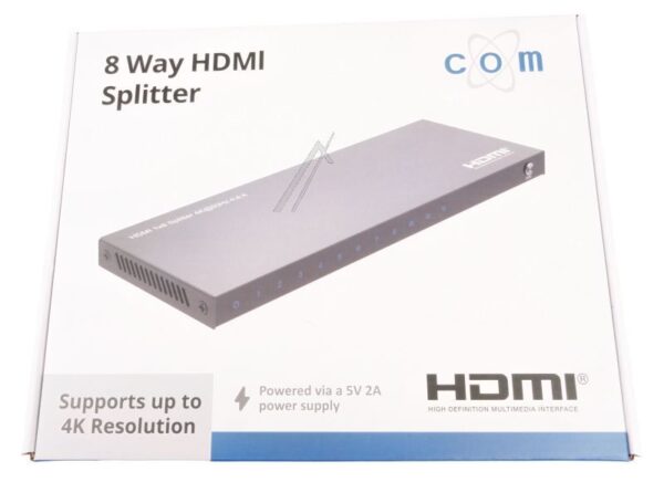 HDMI-SPLITTER 1X8, 4K@60HZ,  HDCP 2.3, EDID-STEUERUNG (KOPIE,  AUTOMATIK,  DOWNSCALER)