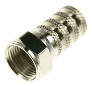 FDS 04 00620240 F-STECKER ZUM AUFDREHEN FÜR KABELDURCHMESSER 4MM