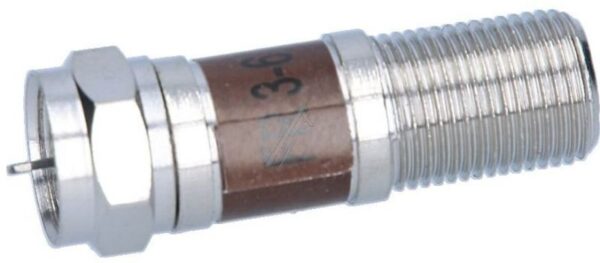 DÄMPFUNGSGLIED-6DB MIT F-STECKER OHNE DC-DURCHGANG