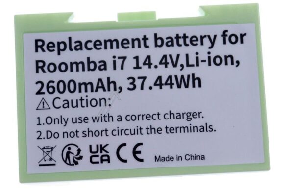 14,4V-2600MAH LI-ION STAUBSAUGERROBOTER AKKU ALTERNATIV FÜR IROBOT