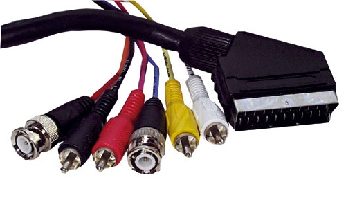 SCART SCARTSTECKER/ 2XBNC-STECKER/ 4XCINCHSTECKER