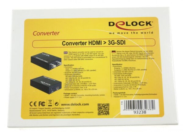 93238 KONVERTER HDMI > 3G-SDI