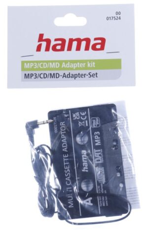 00017524 KFZ-ADAPTERKASSETTE KLINKENSTECKER AUTO FÜR PHONES