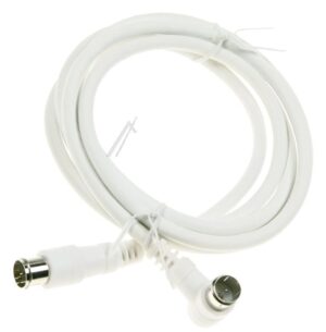 F-QUICK-ANSCHLUSSKABEL 1,5M CLASS A WINKEL/ GERADE WEISS