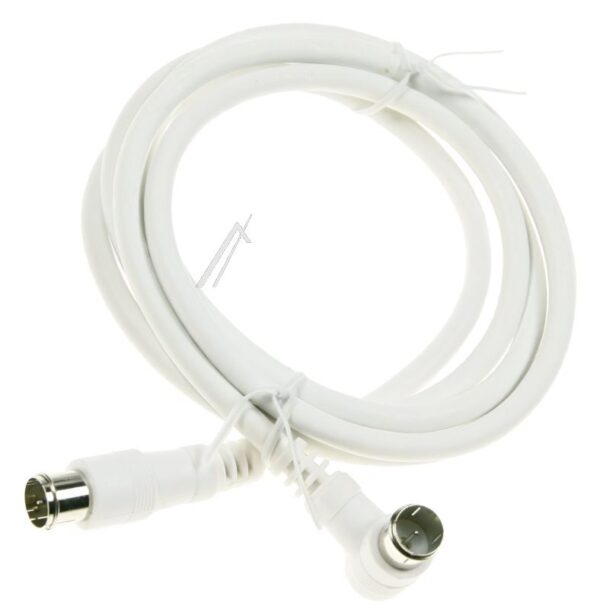 F-QUICK-ANSCHLUSSKABEL 1,5M CLASS A WINKEL/ GERADE WEISS