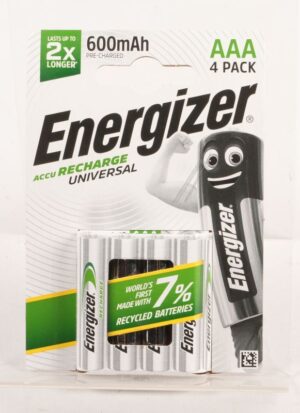 LR03 E301375707 NIMH AKKUMULATOR UNIVERSAL,  MICRO (AAA),  600MAH,  VORGELADEN CHP 4 STÜCK
