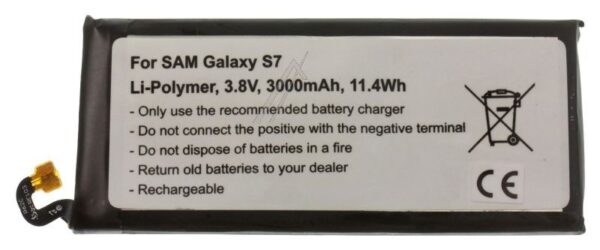 3,8V-3000MAH LI-POLYMER PHONE AKKU ALTERNATIV FÜR SAMSUNG GALAXY S7